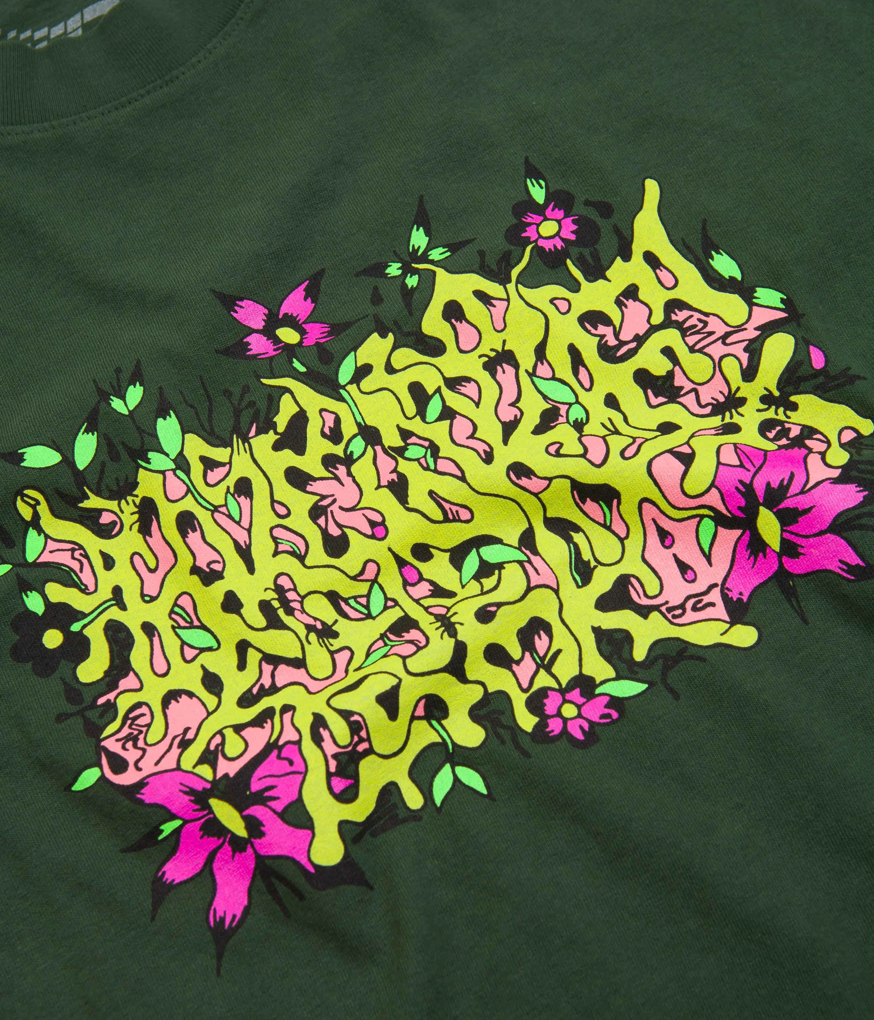 Bronze 56K Floral Burner T-Shirt - Forest
