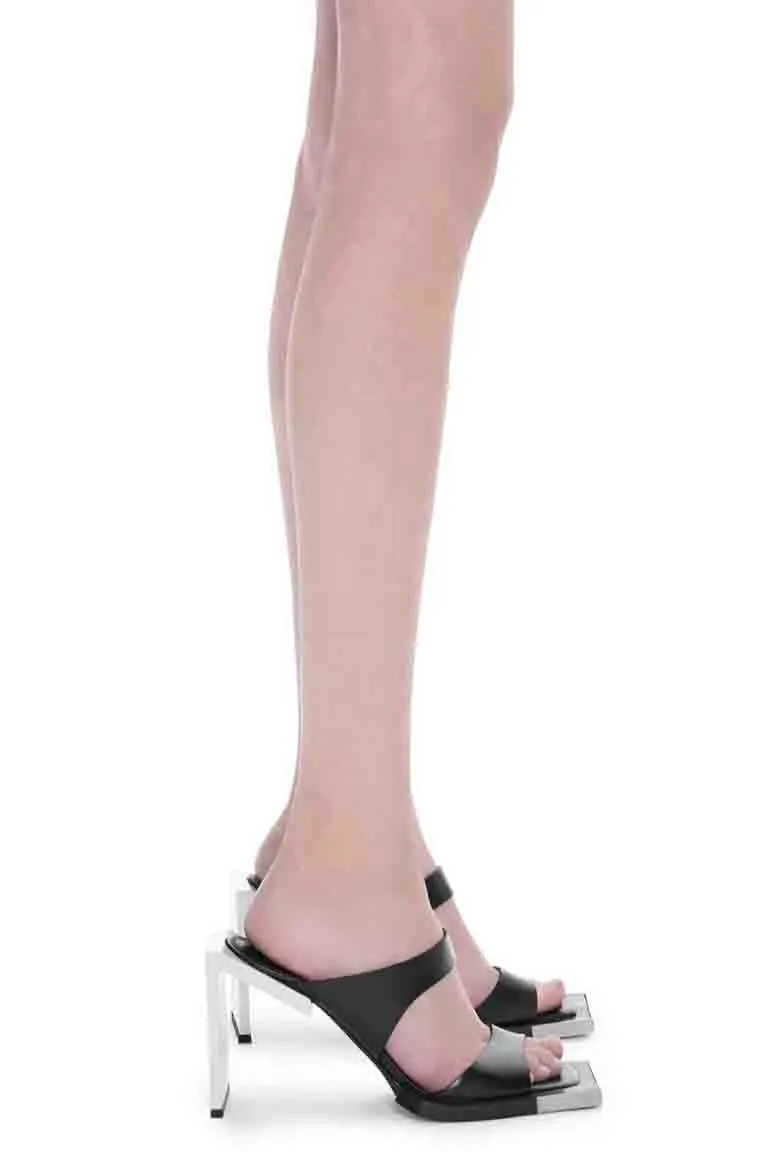 Calf Leather Sandal Black