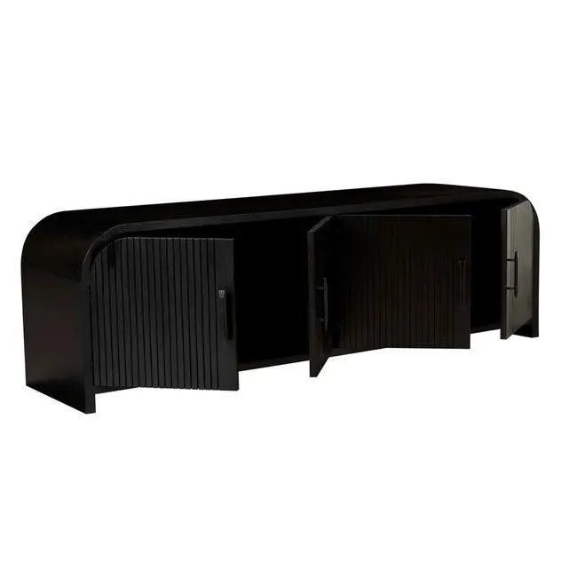 Chloe Channel Entertainment Unit | Black Oak