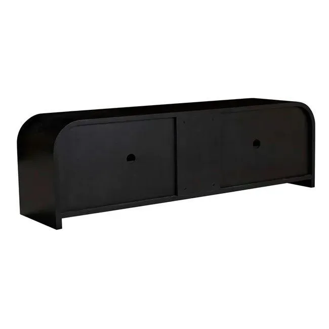 Chloe Channel Entertainment Unit | Black Oak