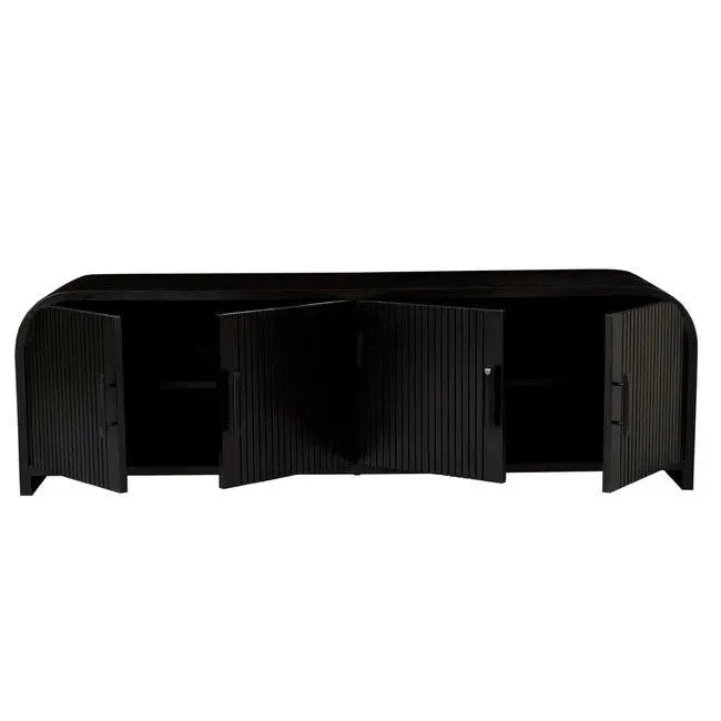 Chloe Channel Entertainment Unit | Black Oak