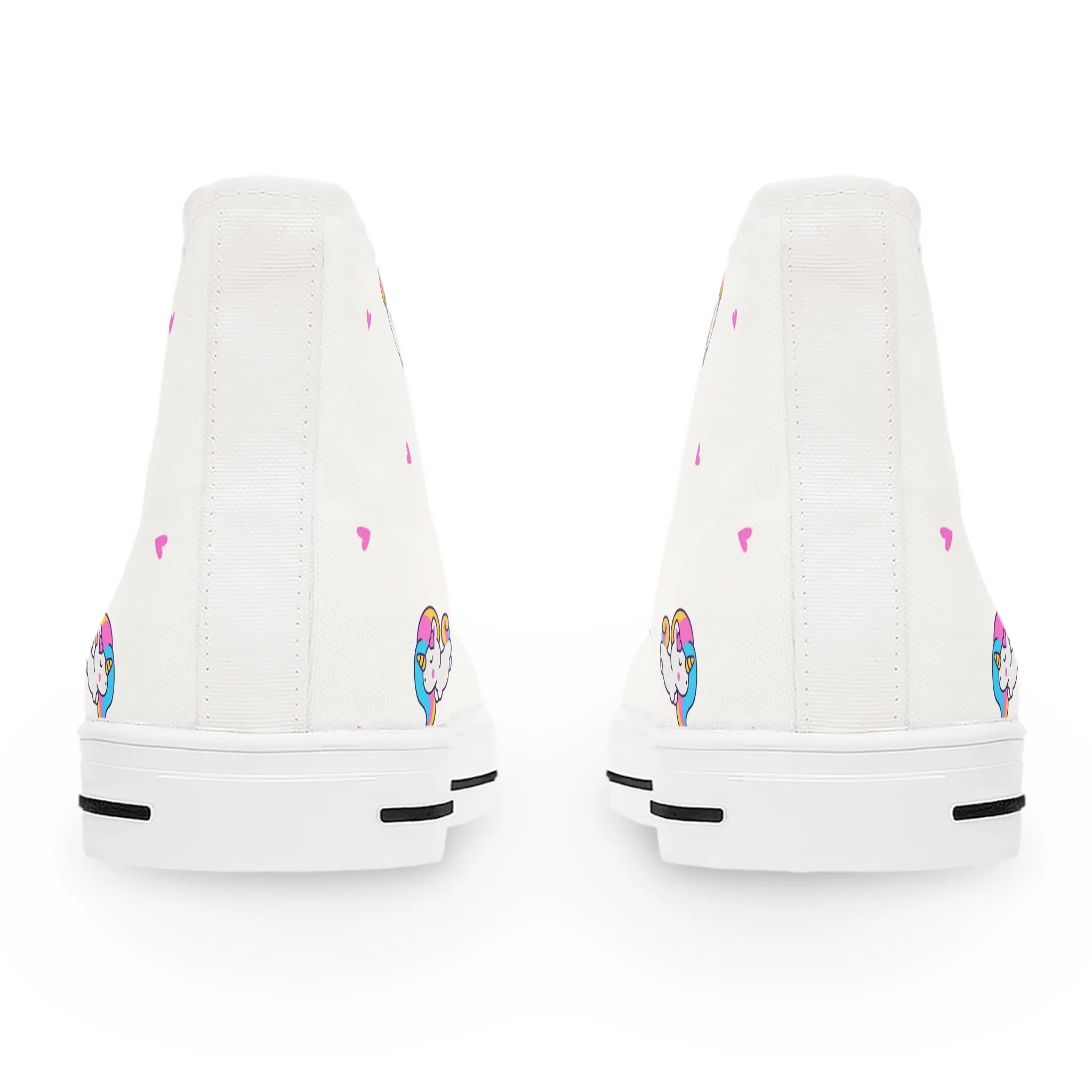 Cute Kawaii Unicorn Women's High Top Sneakers