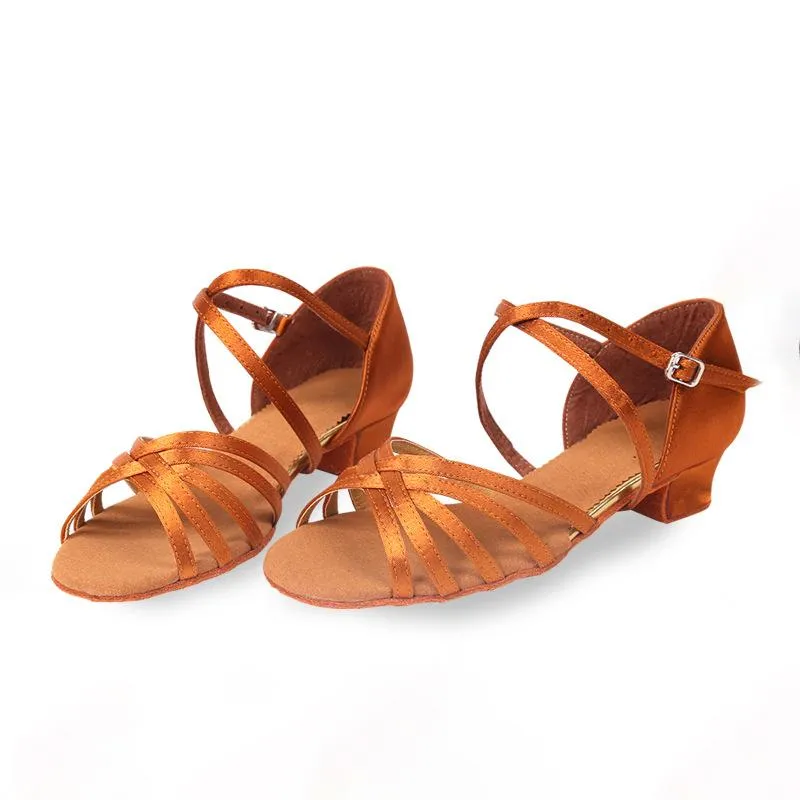 Girls   Leatherette  Heels Latin With Buckle Dance Shoes/Ballroom Shoes