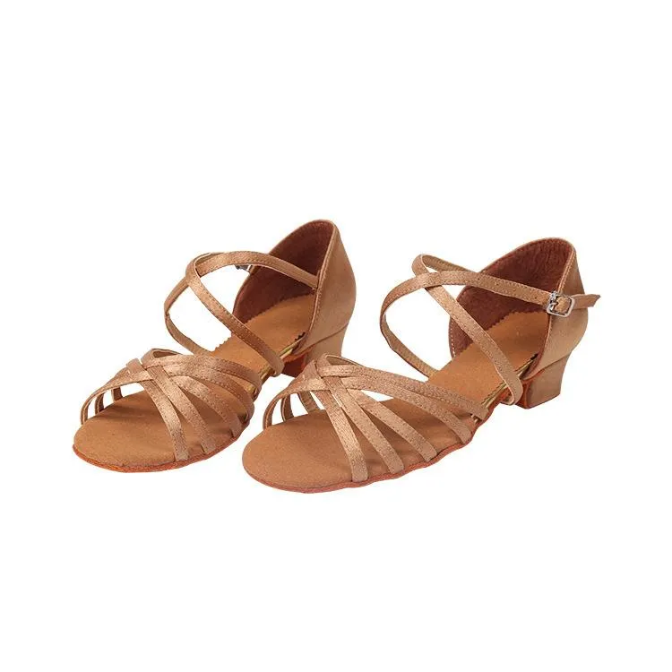 Girls   Leatherette  Heels Latin With Buckle Dance Shoes/Ballroom Shoes