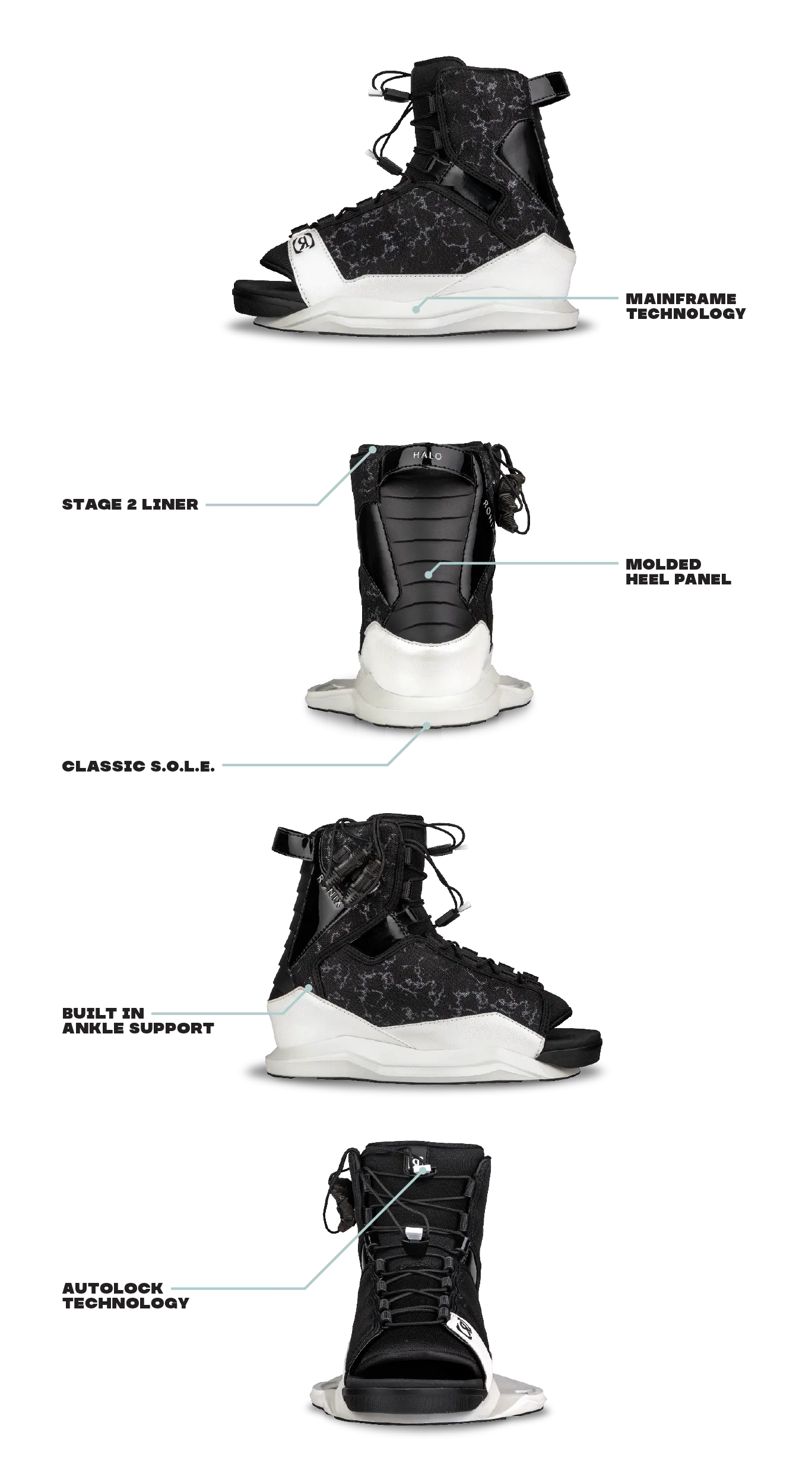 RONIX HALO STAGE 2 BOOTS