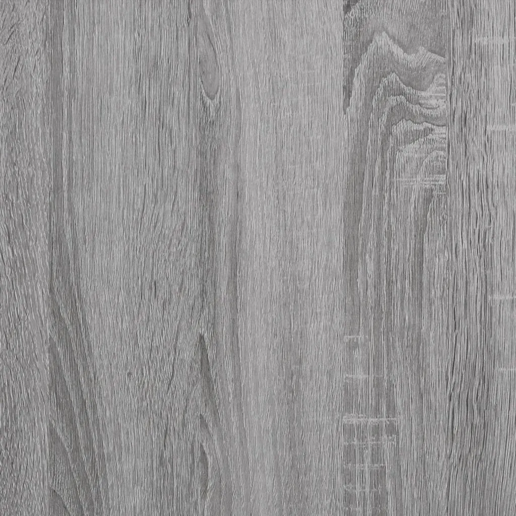 Shoe Cabinet Grey Sonoma 80x35.5x180 cm Engineered Wood