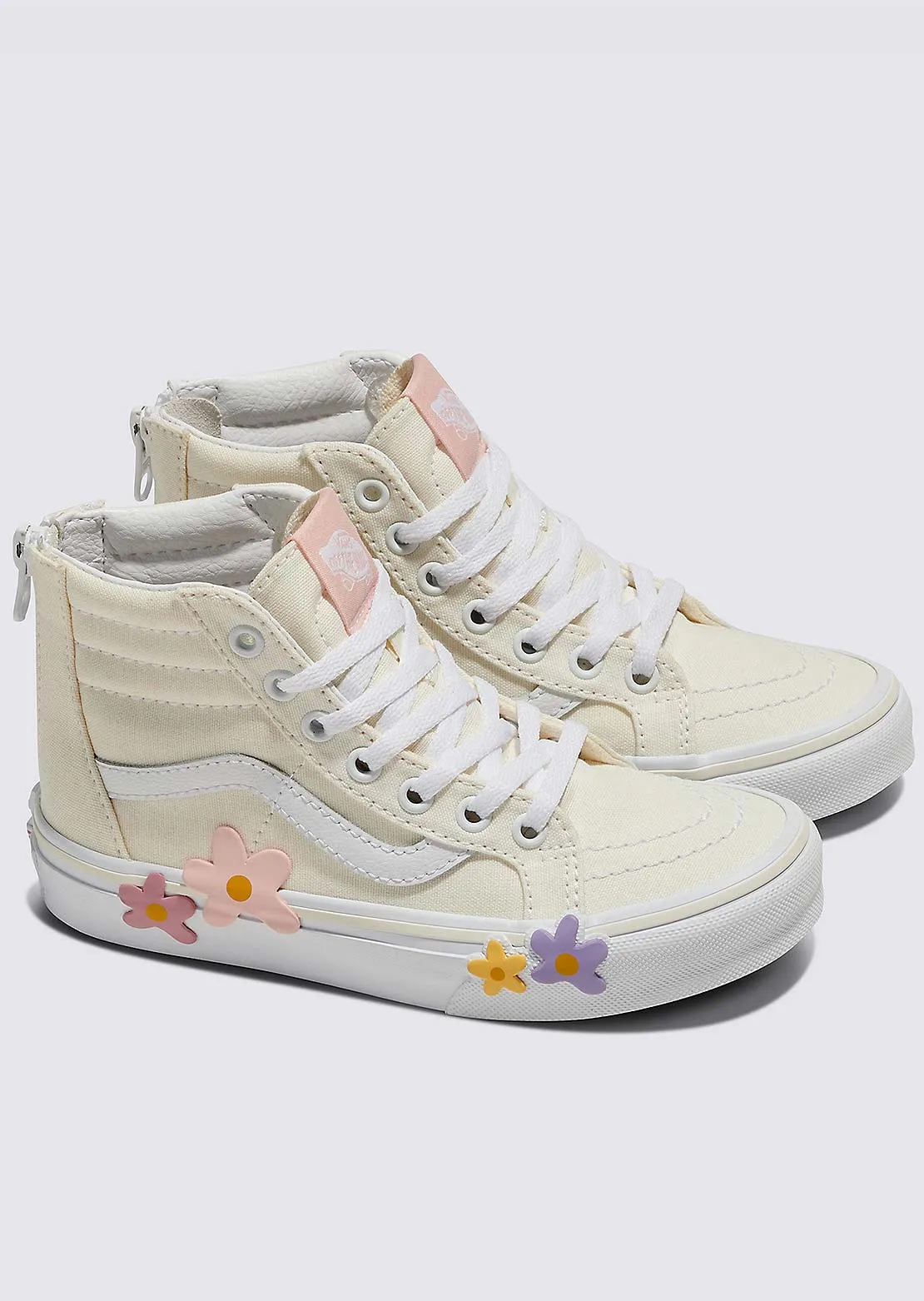 Vans Junior Sk8-hi Zip Flower Shoes