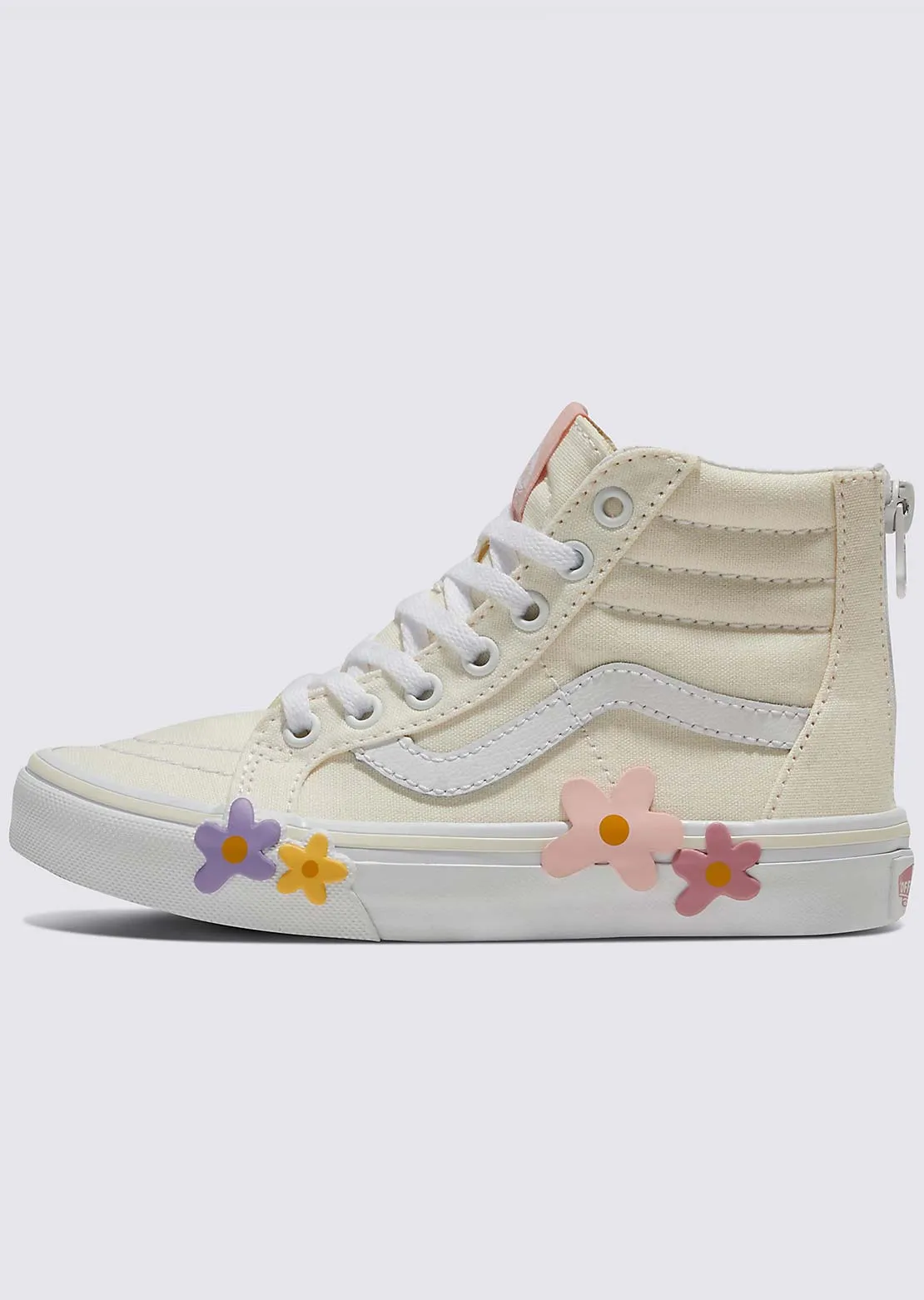 Vans Junior Sk8-hi Zip Flower Shoes